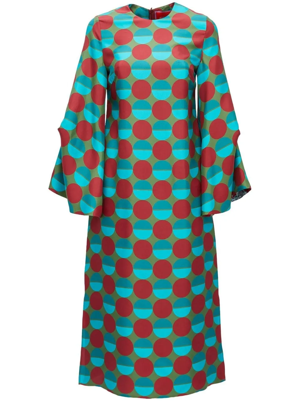 

La DoubleJ printed midi dress - Green