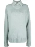 Jil Sander roll-neck loose-fit jumper - Grey