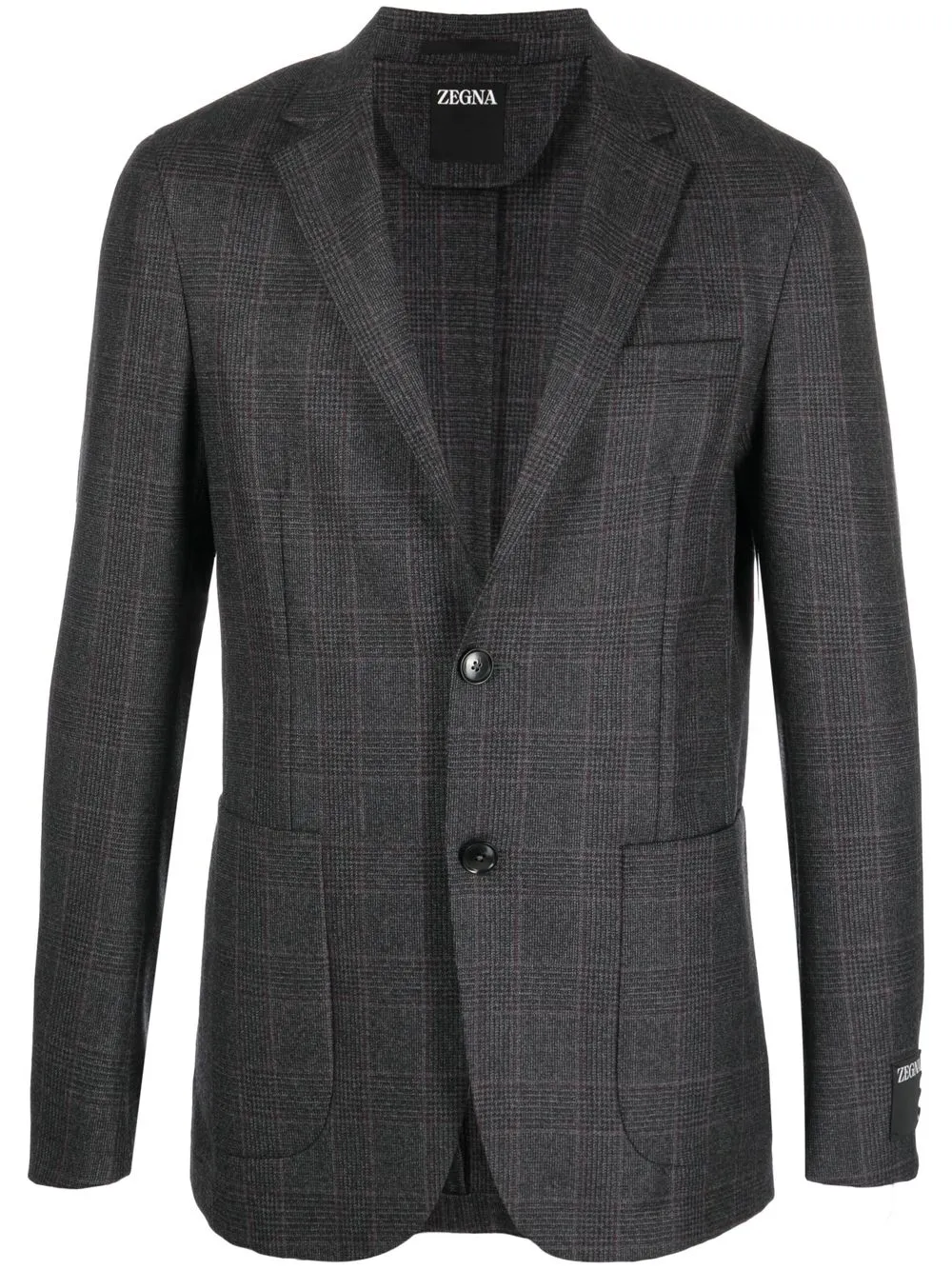 

Zegna blazer a cuadros - Gris