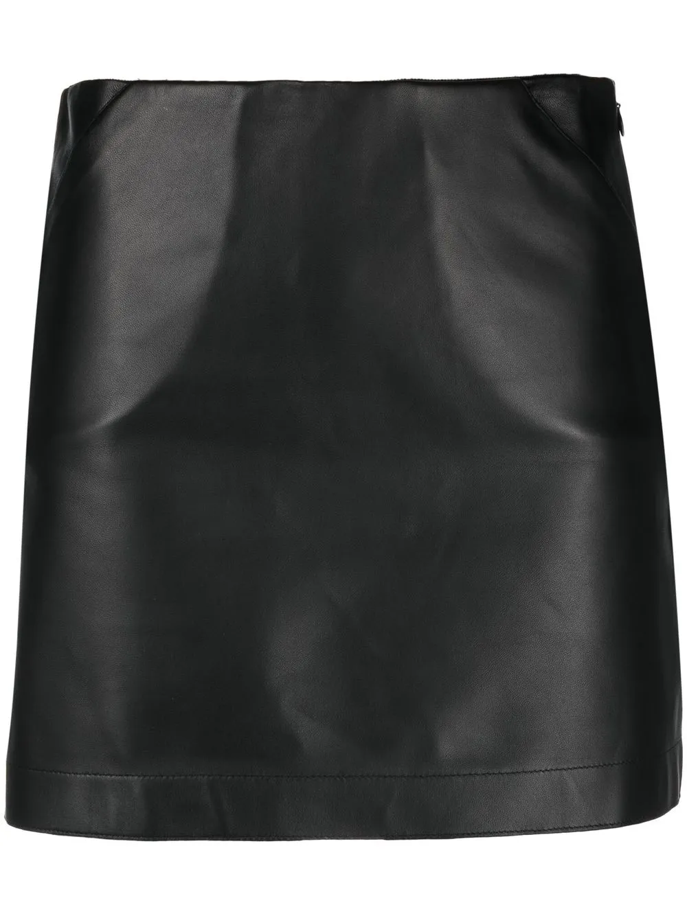 Inès & Maréchal A-line Leather Mini Skirt - Farfetch