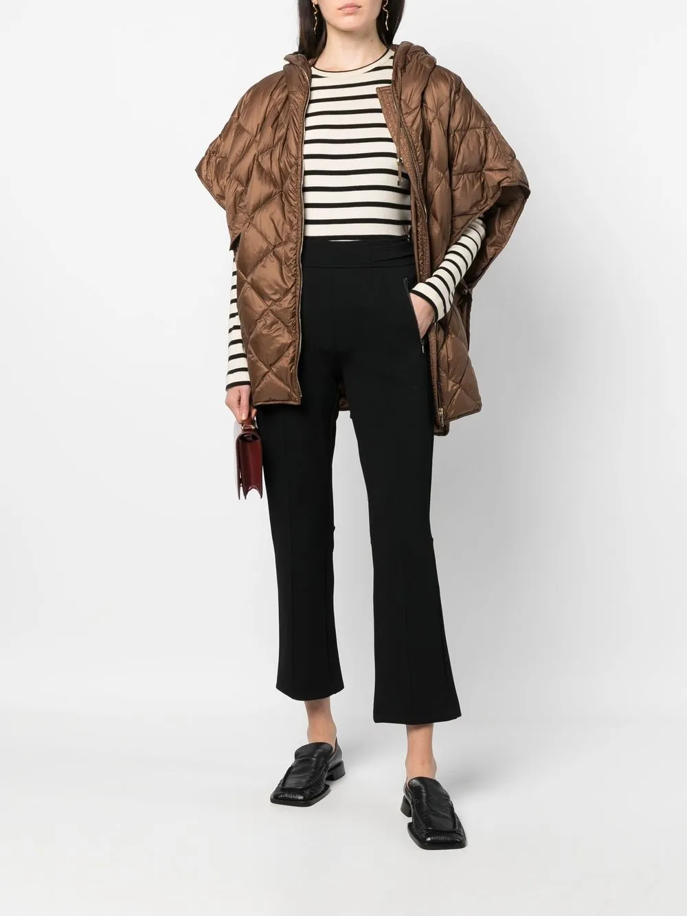 Max Mara Flared broek - Zwart