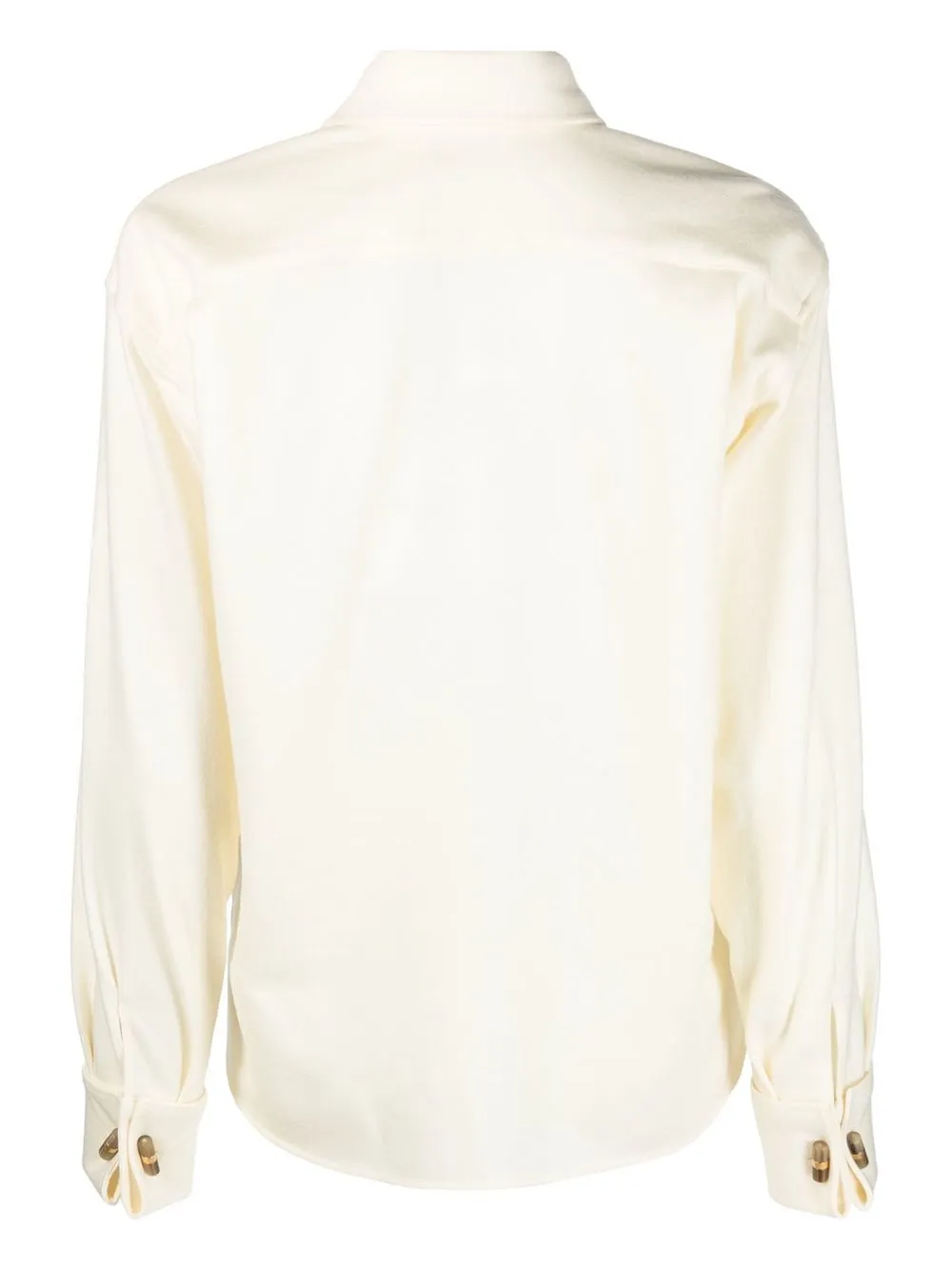 Max Mara Blouse van scheerwol Wit