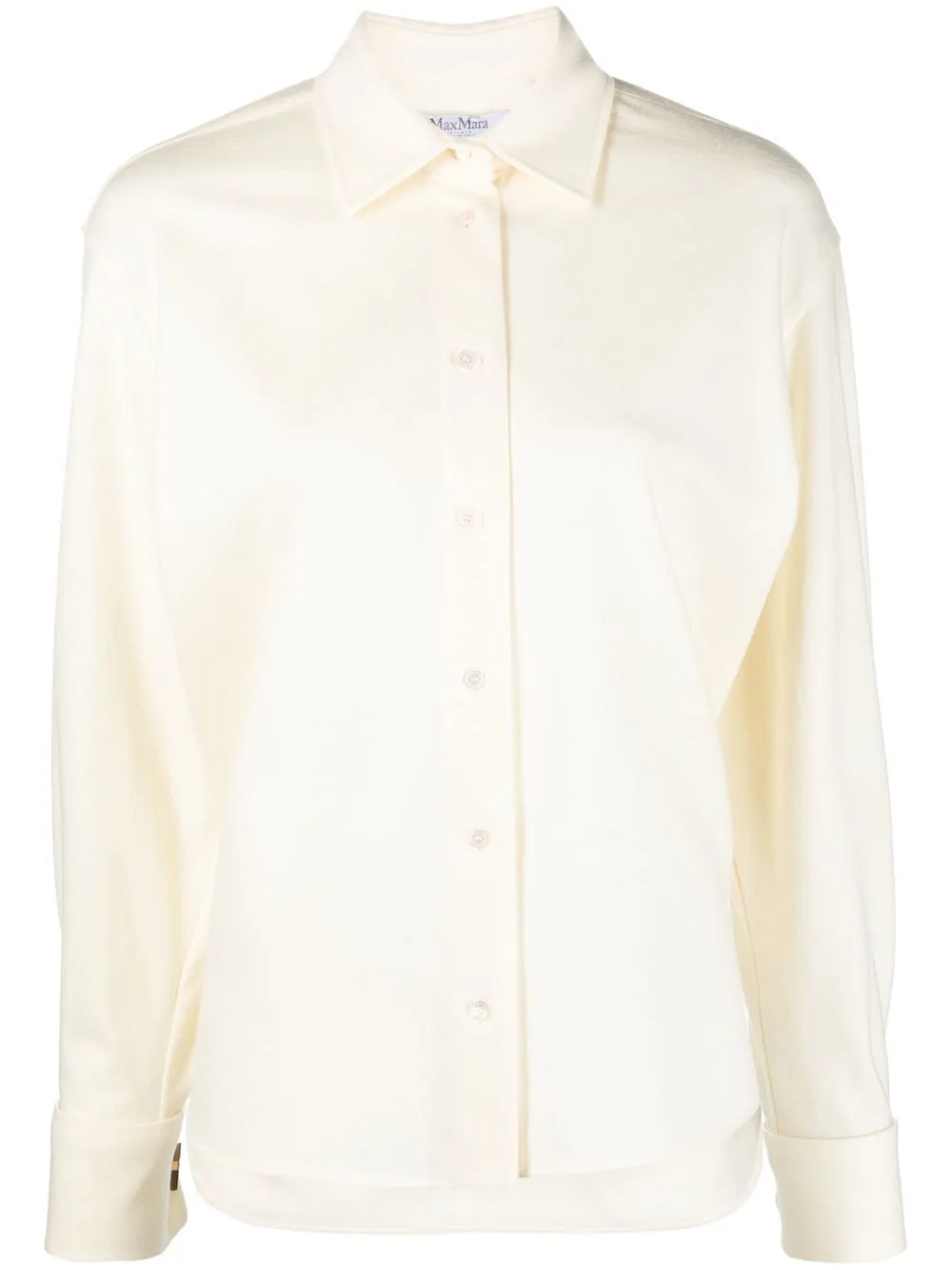 Max Mara virgin-wool long-sleeve shirt