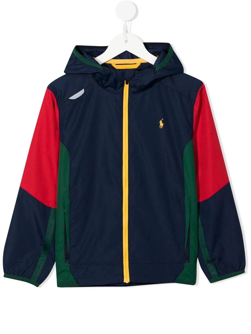 

Ralph Lauren Kids colour-block zipped jacket - Multicolour