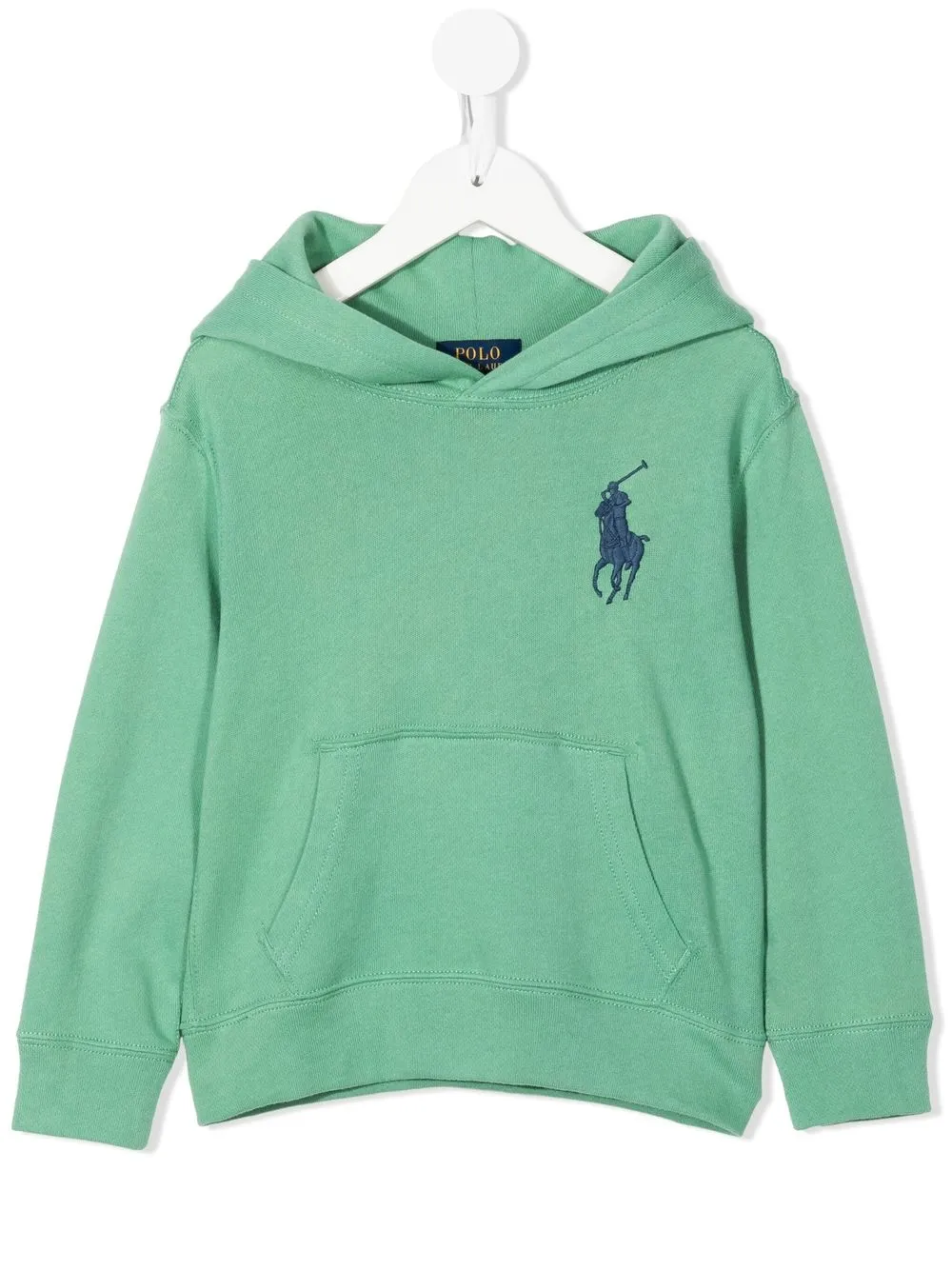 

Ralph Lauren Kids Polo Pony-embroidered hoodie - Green