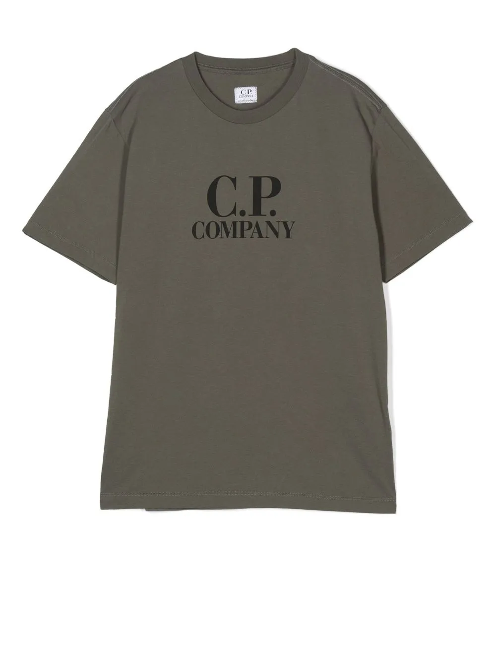 

C.P. Company Kids playera con logo estampado - Verde