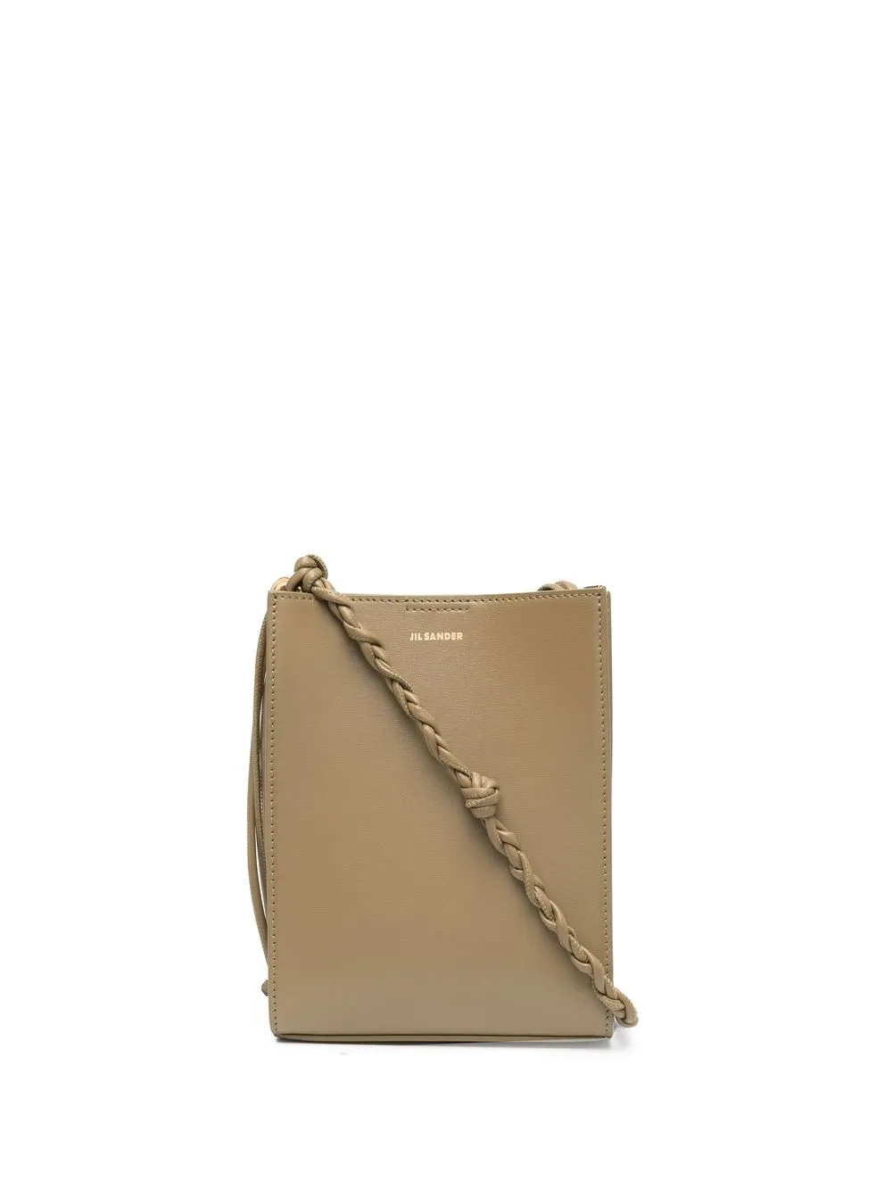 

Jil Sander bolsa satchel con logo - Verde