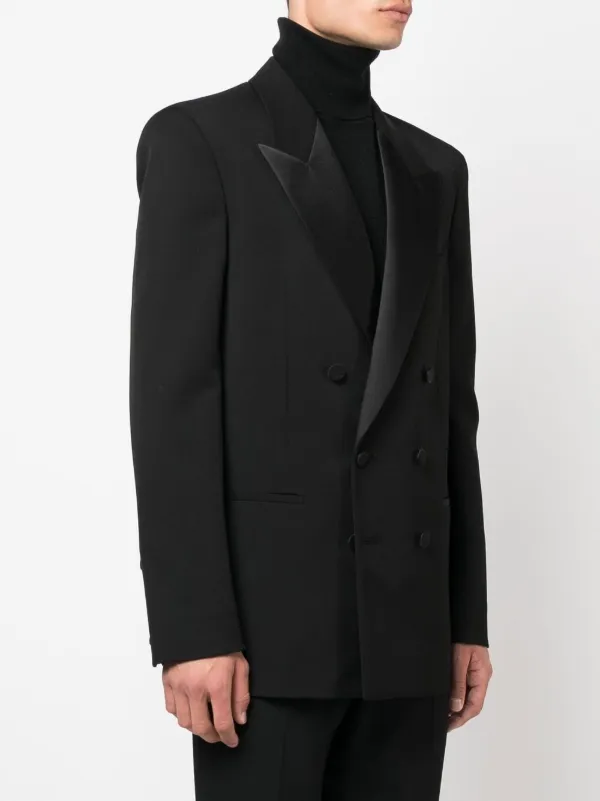 Saint Laurent double-breasted Wool Blazer - Farfetch
