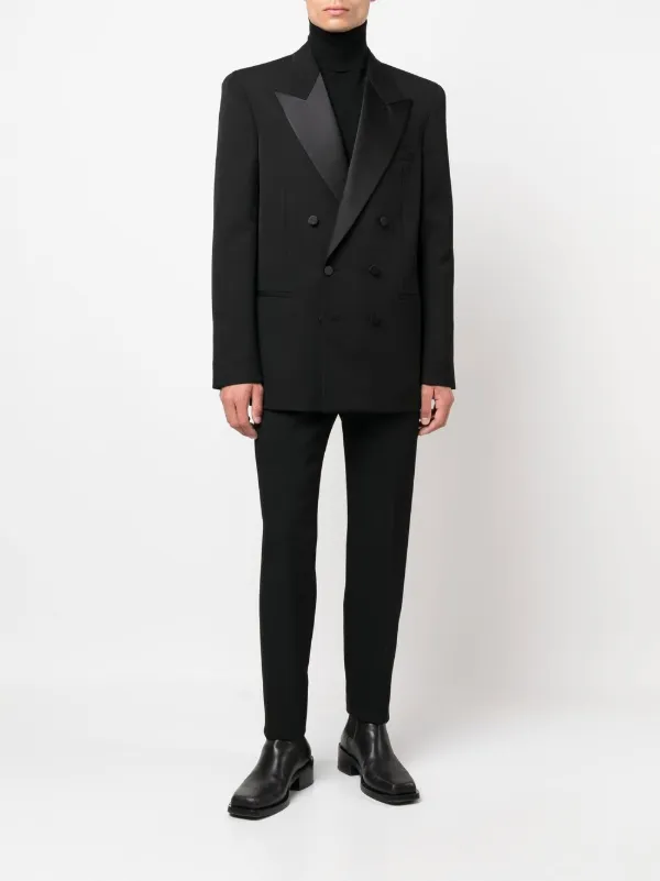 Saint Laurent double-breasted Wool Blazer - Farfetch