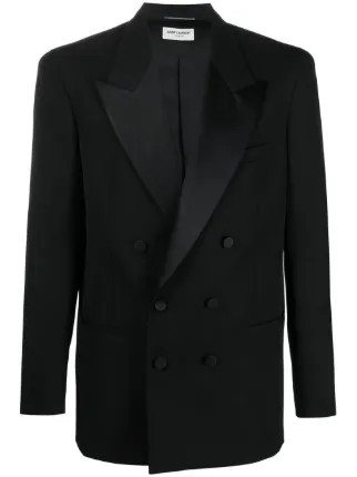 Blazer Saint Andrews Bleu Laine Mohair été - Taille L 44/54 Occasion Très Bon état