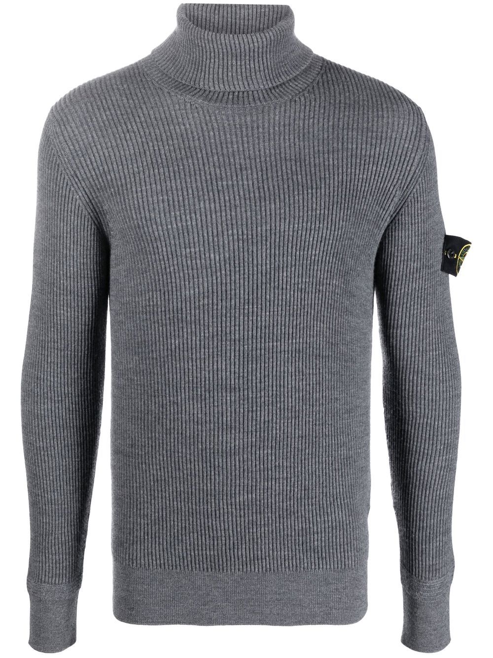 Stone Island Compass-patch roll-neck Jumper - Farfetch