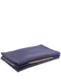 ETRO HOME two-tone wool throw - Blue