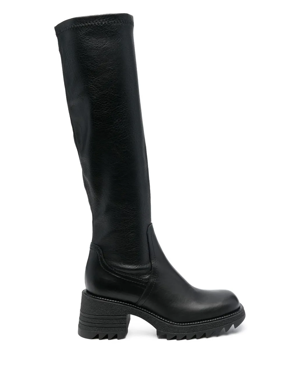 

VAMSKO knee-length leather boots - Negro