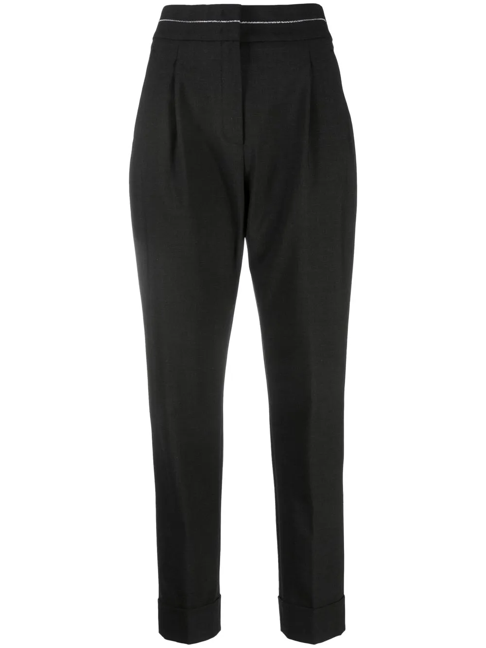 

Peserico pantalones capri rectos - Negro