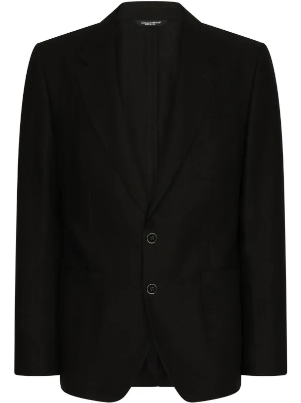 Dolce & Gabbana Deconstructed single-breasted Linen Blazer - Farfetch