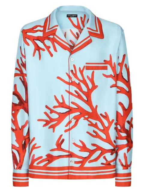 Dolce & Gabbana floral silk shirt