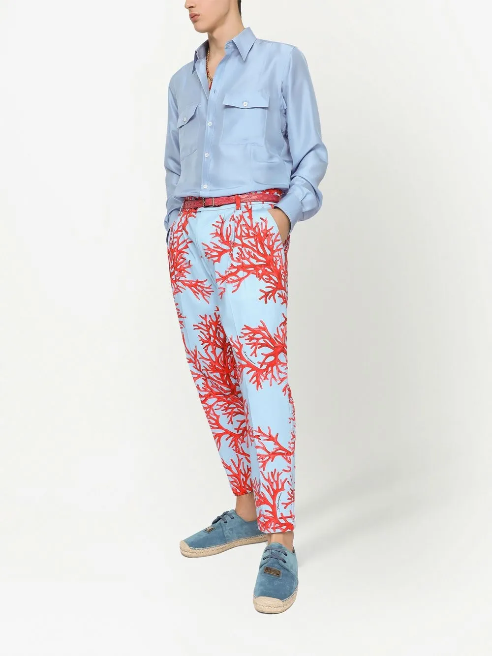Dolce & Gabbana Button-down overhemd - Blauw