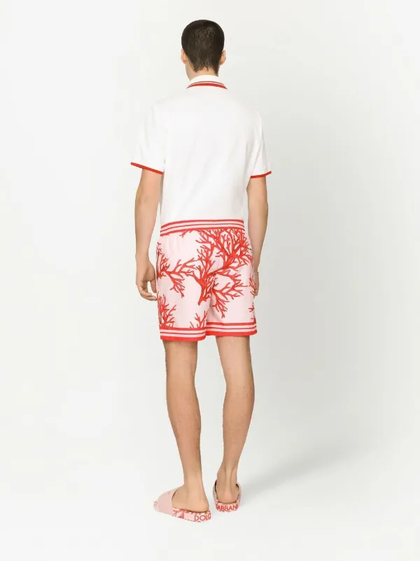 Dolce & Gabbana heraldic-patch Piqué Polo Shirt | White | FARFETCH