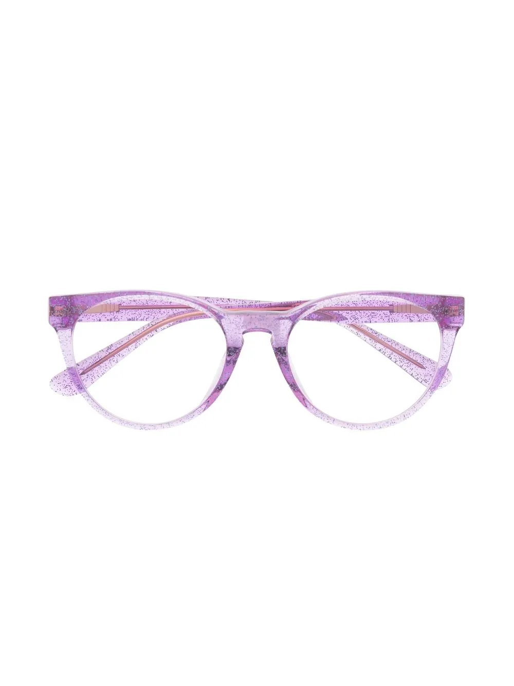 

Versace Kids lentes con armazón cat eye transparente - Morado