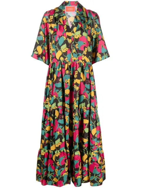 La DoubleJ vestido de seda The Silva