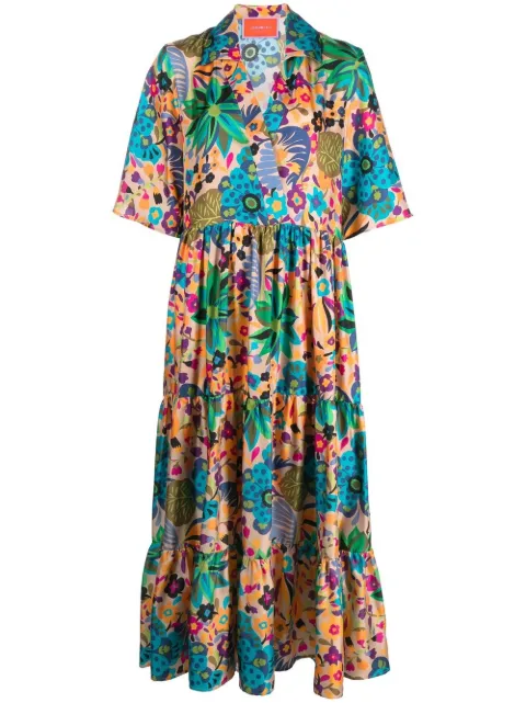 La DoubleJ vestido de seda The Silva