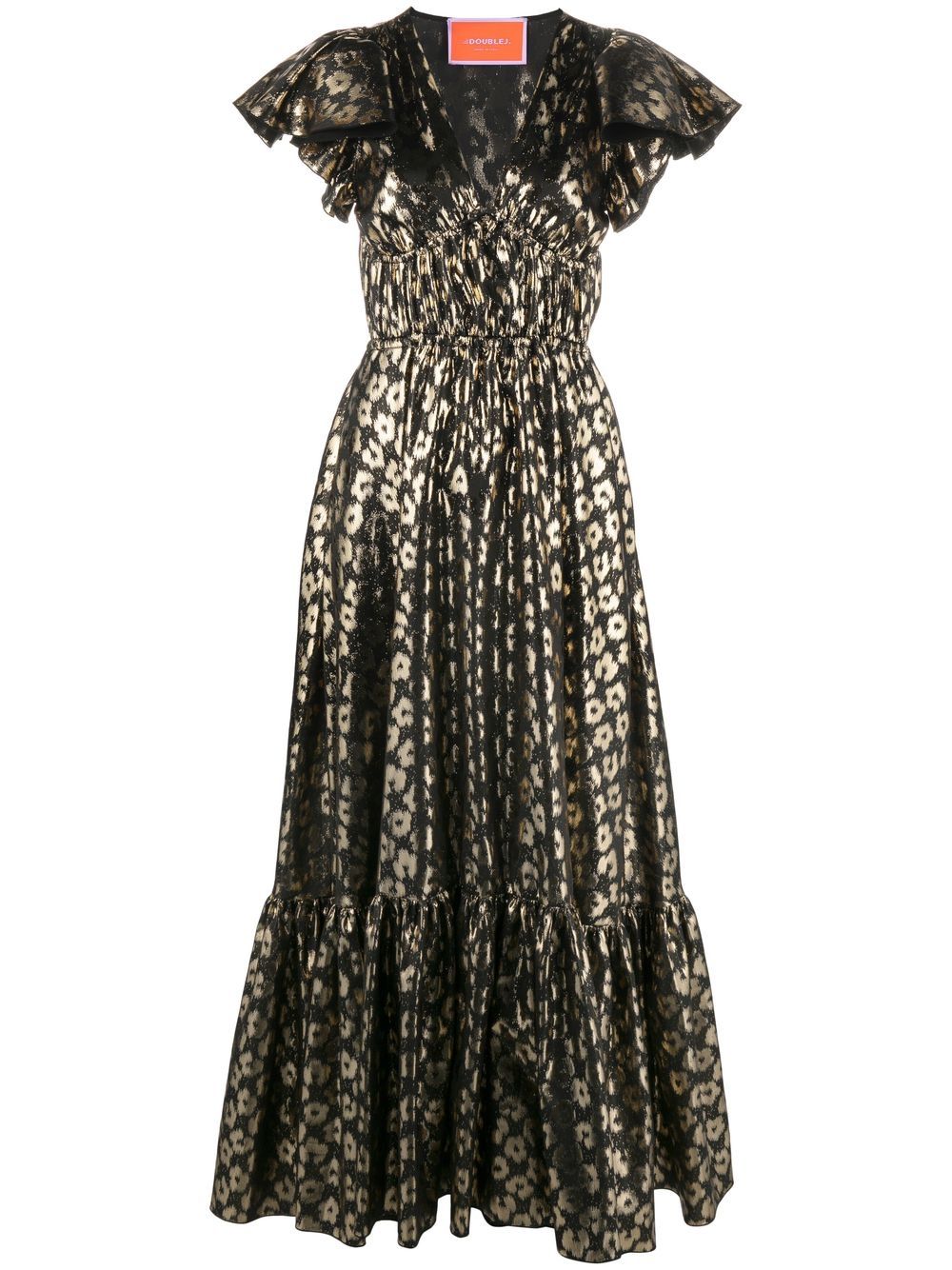 

La DoubleJ Keira leopard-print dress - Black