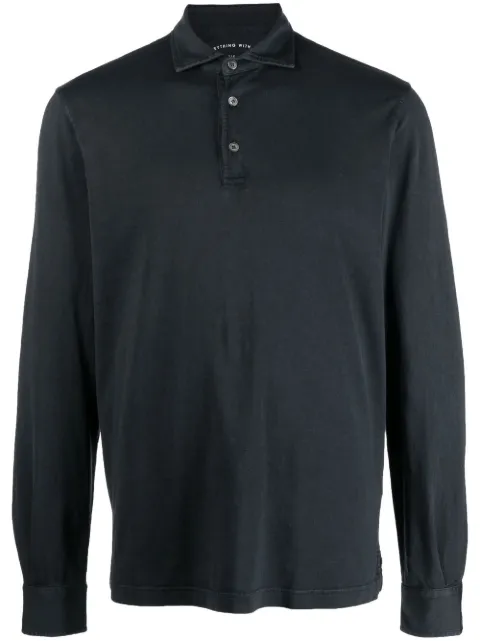 Fedeli long-sleeve polo shirt 