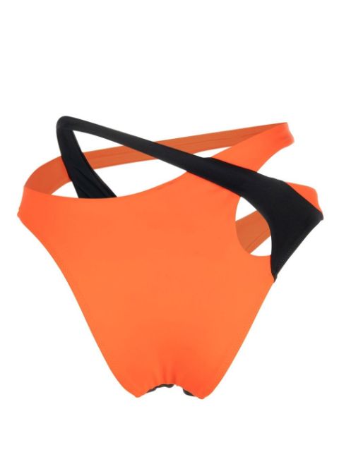 Orange Racy Two Tone Bikini Bottoms