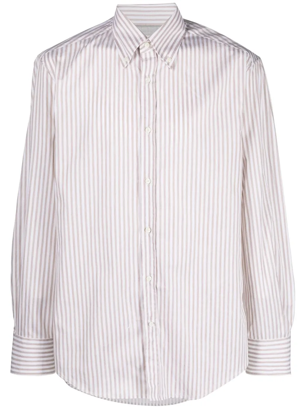 

Brunello Cucinelli striped cotton shirt - White