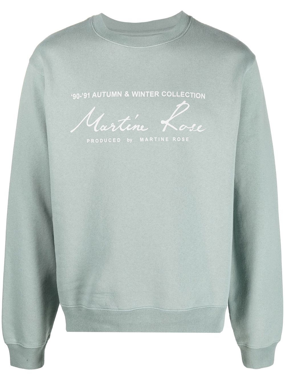 

Martine Rose logo print sweatshirt - Green