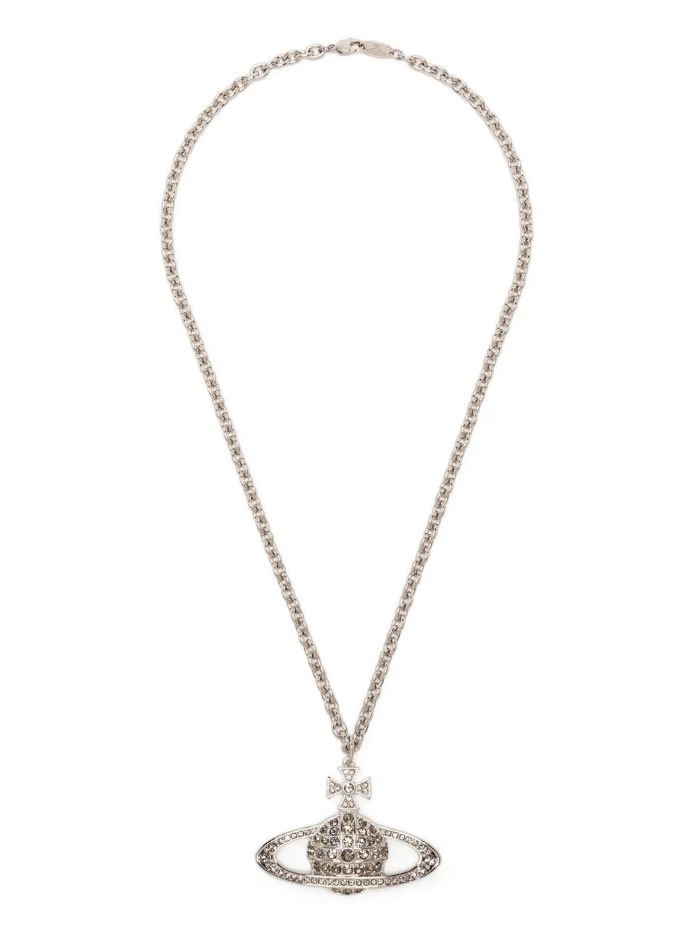 Vivienne Westwood Bas Relief Orb ネックレス - シルバートーン Vivienne Westwood Bas Relief Orb ネックレス - シルバートーン
