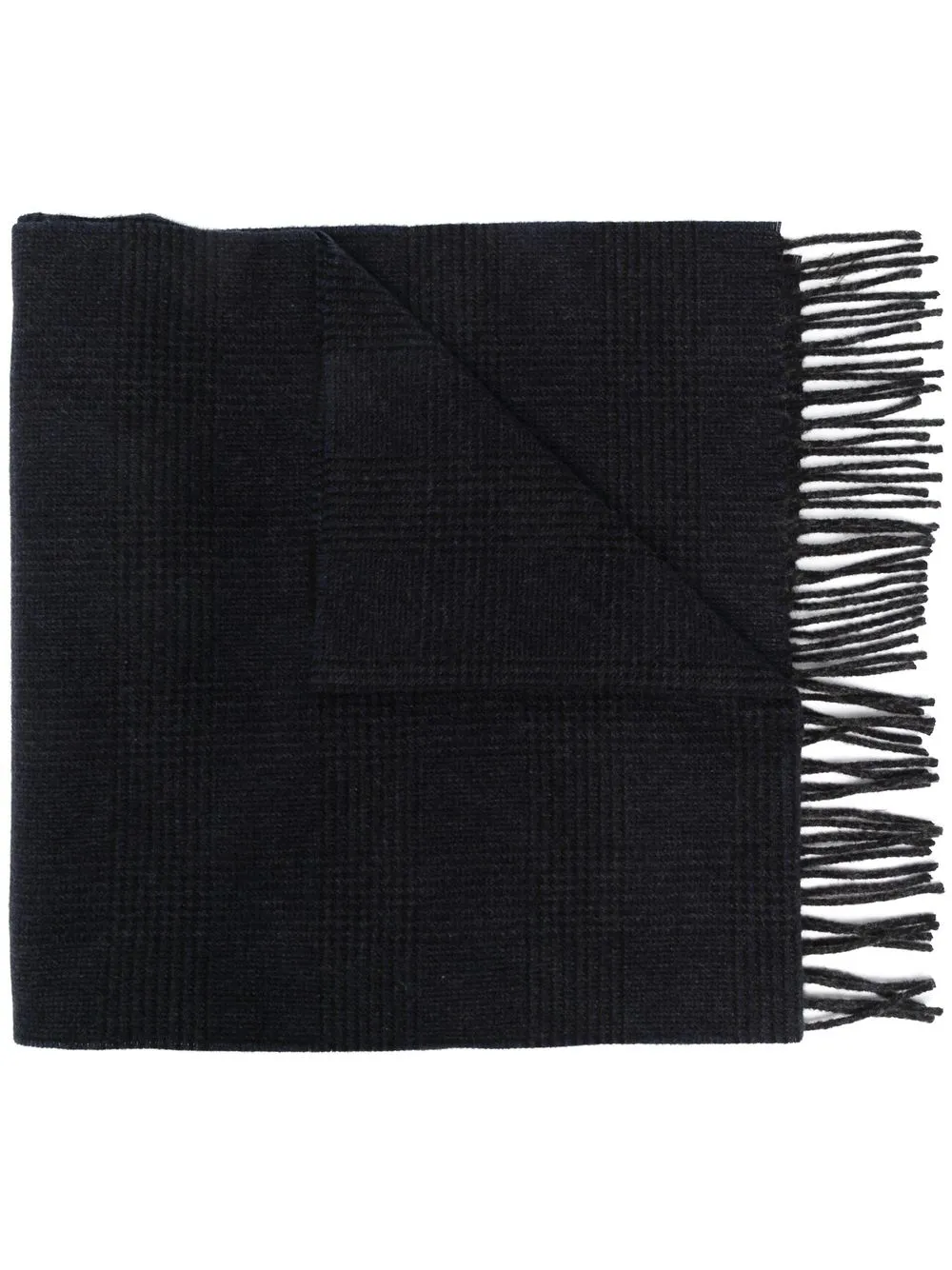 

TOM FORD fringed knit scarf - Blue