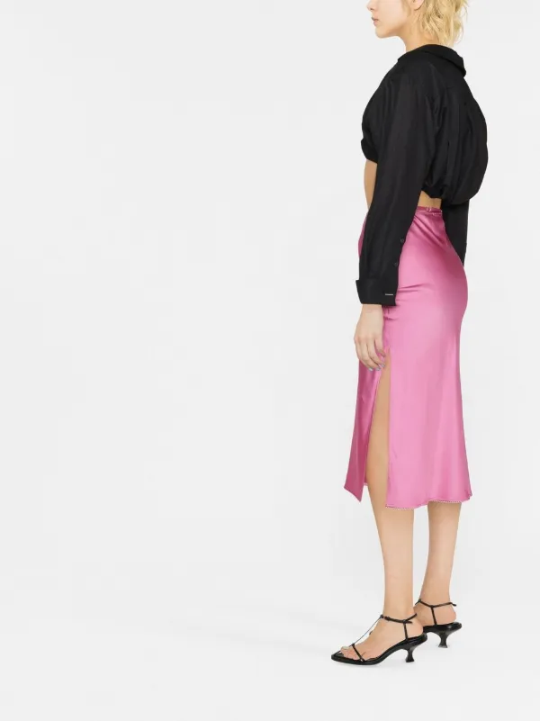 ワンピース JACQUEMUS Women Mid Skirts 213DR009 PINK Jacquemus La Jupe Notte Midi Skirt | Pink | FARFETCH