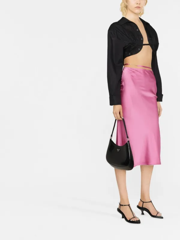 Jacquemus Le Papier Bolero Shirt | Black | FARFETCH