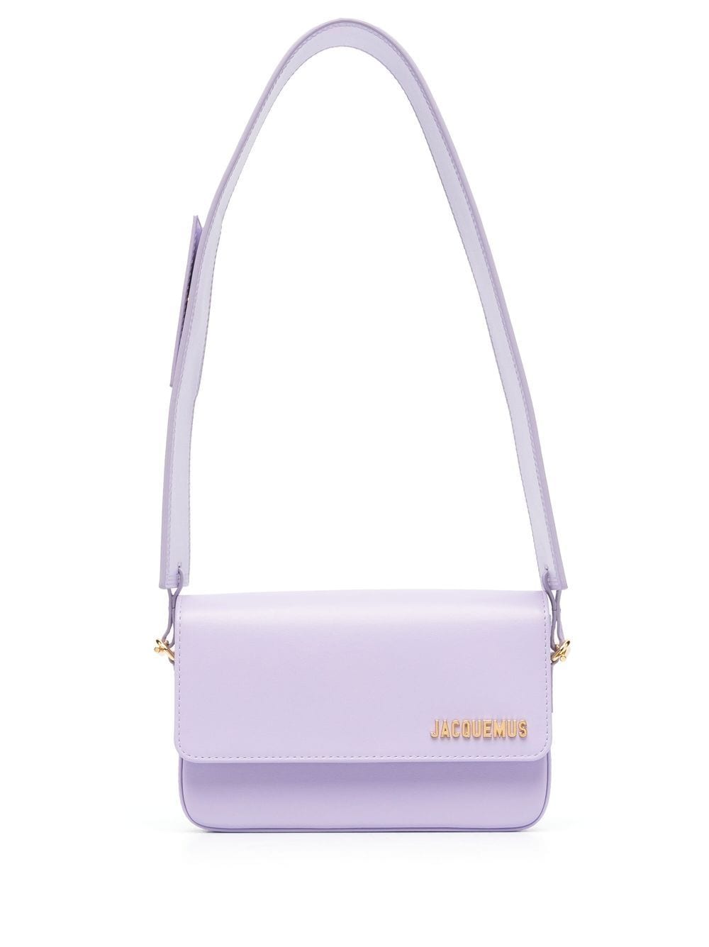 Jacquemus Le Sac Riviera Leather Shoulder Bag In White