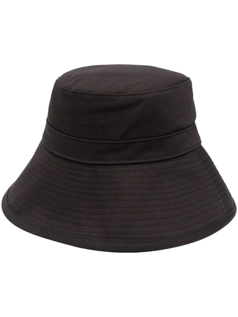 

Jacquemus gorro de pescador con logo bordado - Negro