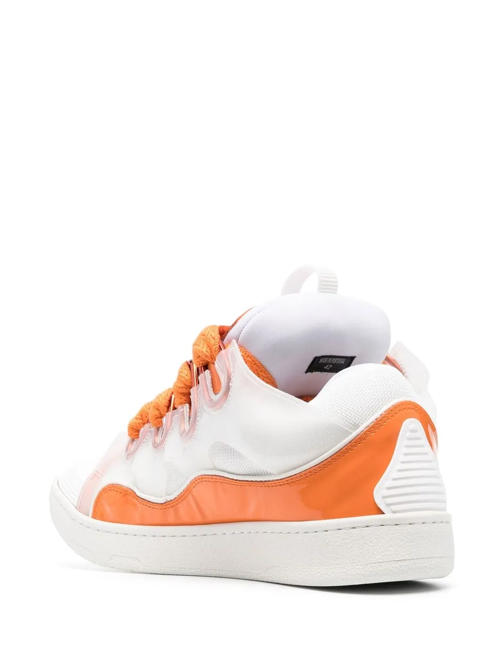  Lanvin Curb Multi-panel Sneakers - White 