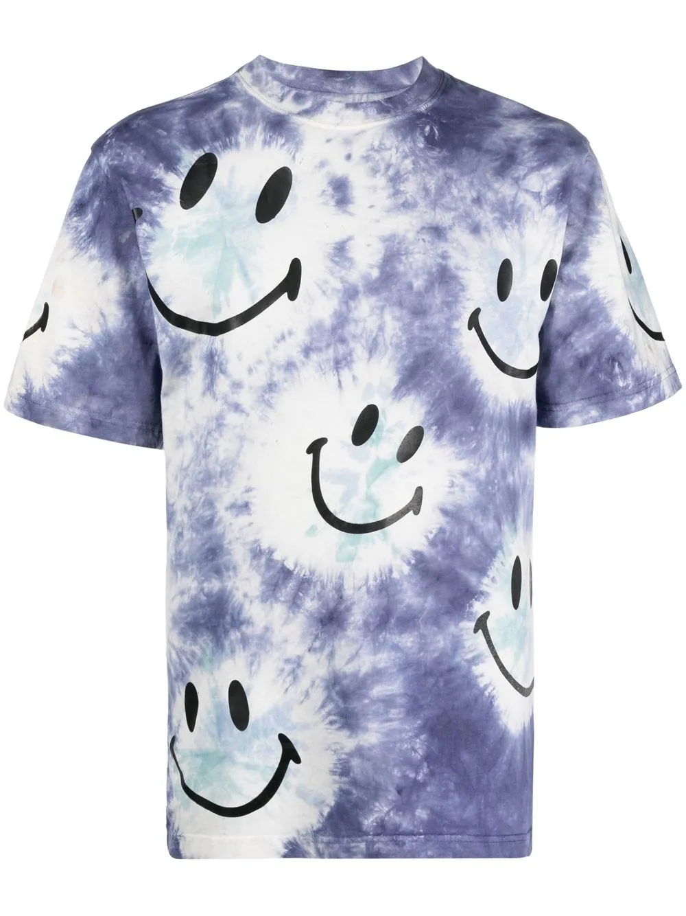 

MARKET smiley face cotton T-shirt - Blue