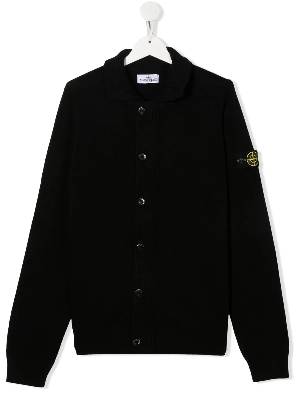 

Stone Island Junior playera con estampado Compass - Negro