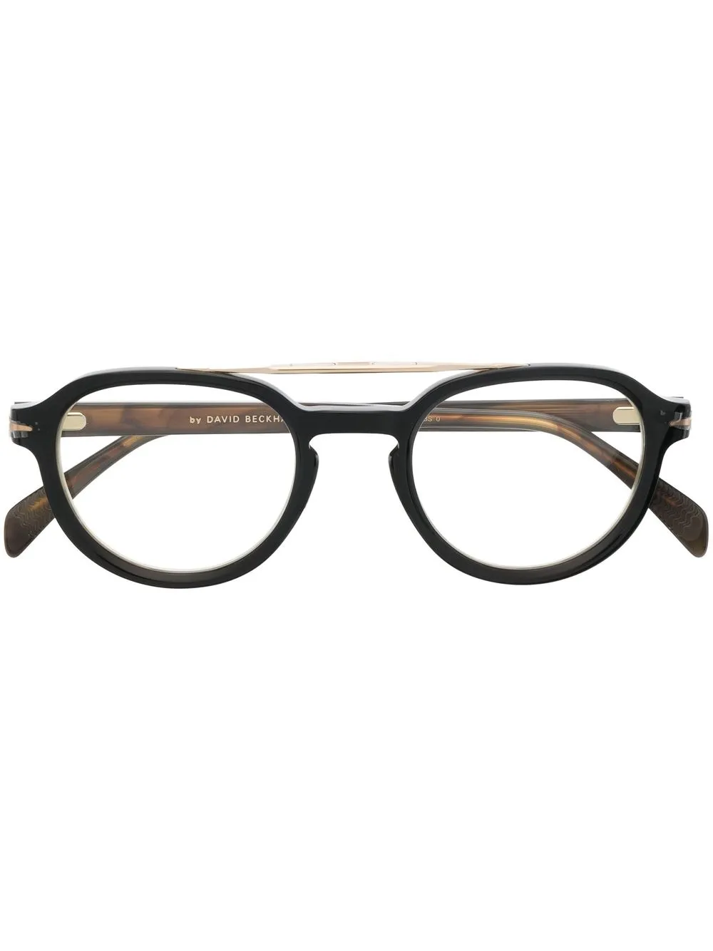 

Eyewear by David Beckham lentes con armazón redonda - Marrón