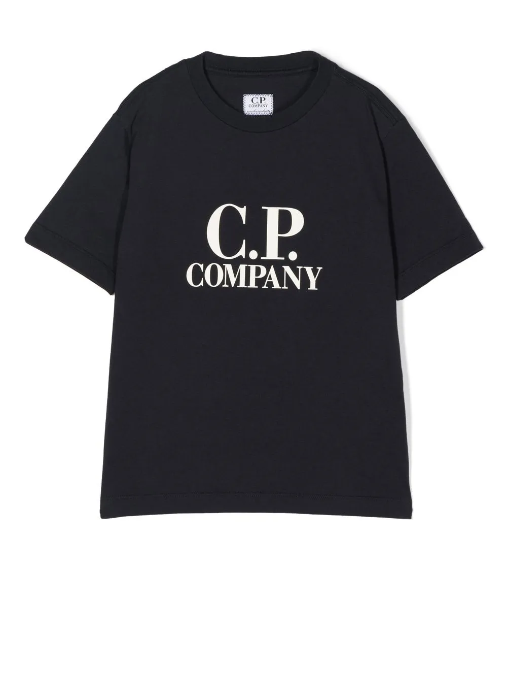 

C.P. Company Kids playera con logo estampado - Azul