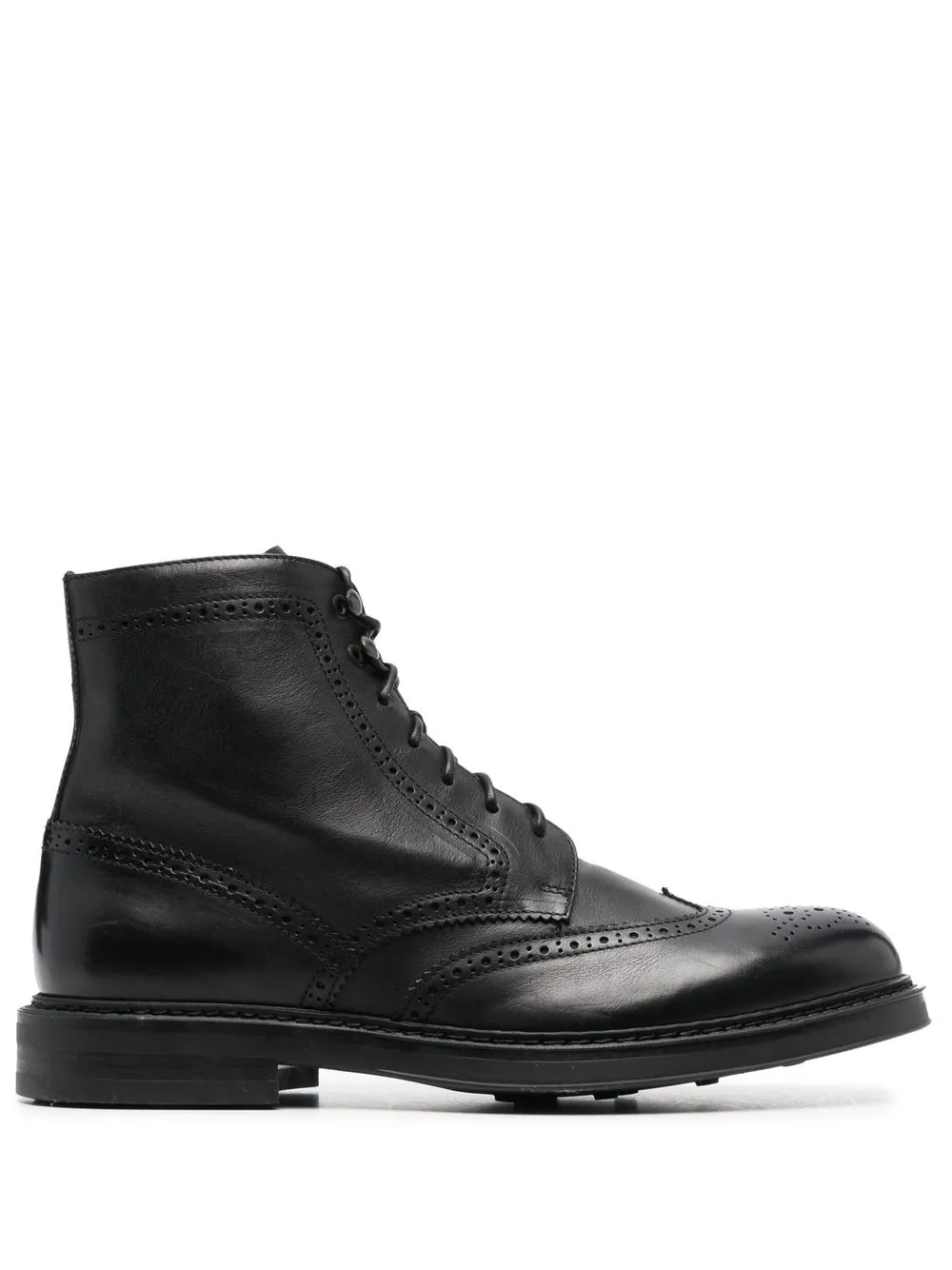 

Doucal's botines con agujetas - Negro