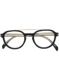 Eyewear by David Beckham round-frame optical glasses - Black