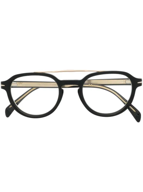 Eyewear by David Beckham round-frame optical glasses 