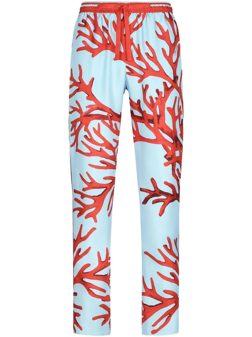 

Dolce & Gabbana pantalones anchos bordados - Azul