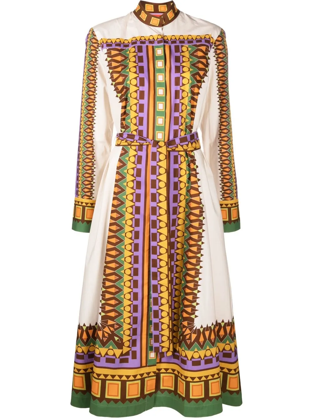 Shop La Doublej Sundowner Shirt Dress In Purple