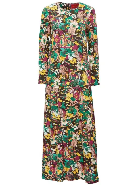 La DoubleJ Swing floral-print dress