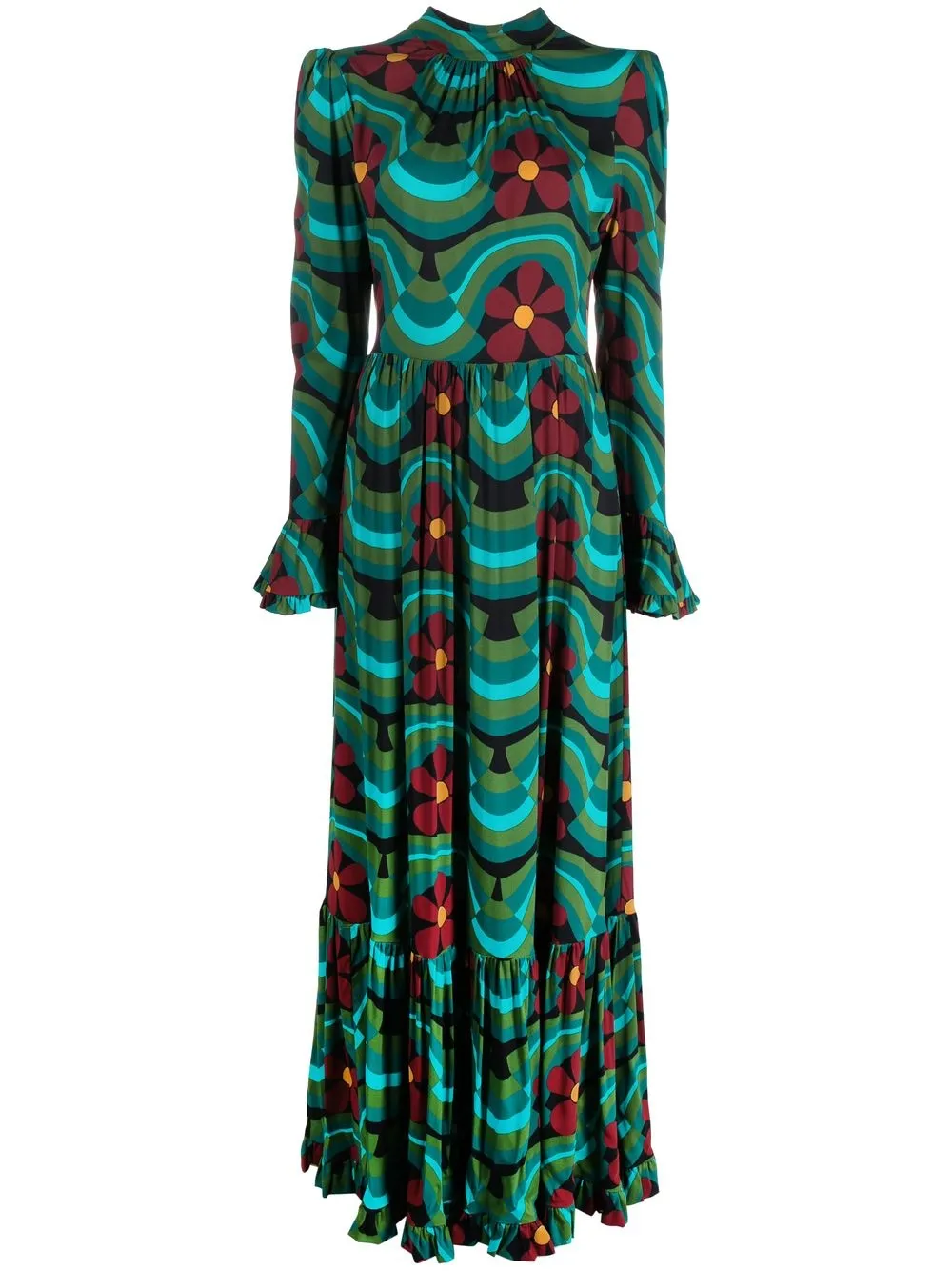 

La DoubleJ Visconti maxi dress - Green