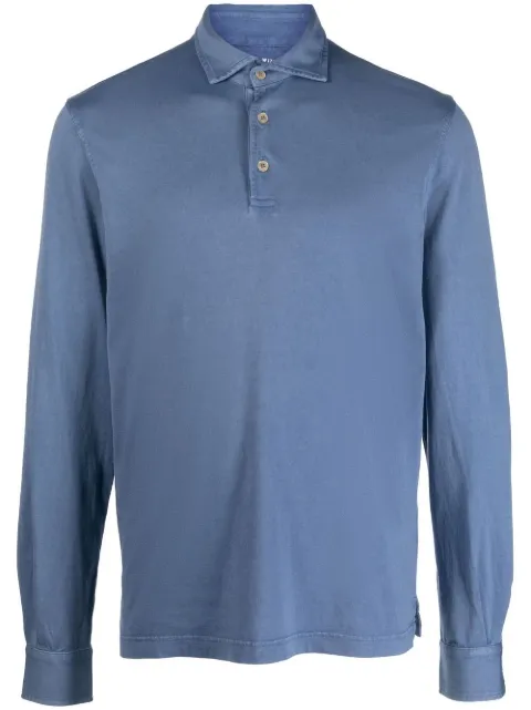 Fedeli long-sleeve polo shirt 