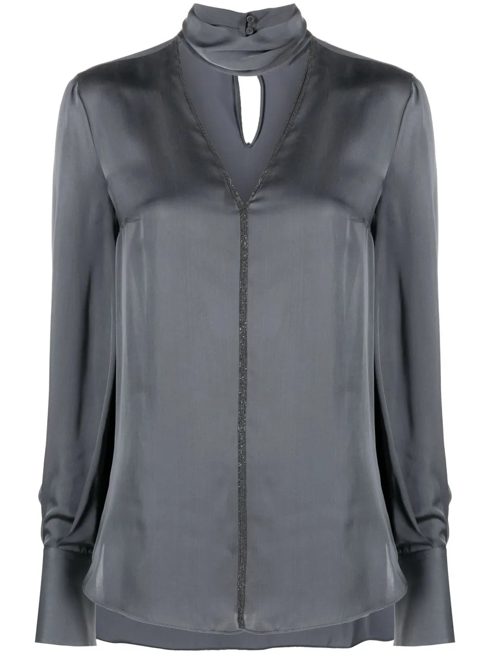 

Brunello Cucinelli long-sleeve blouse - Grey